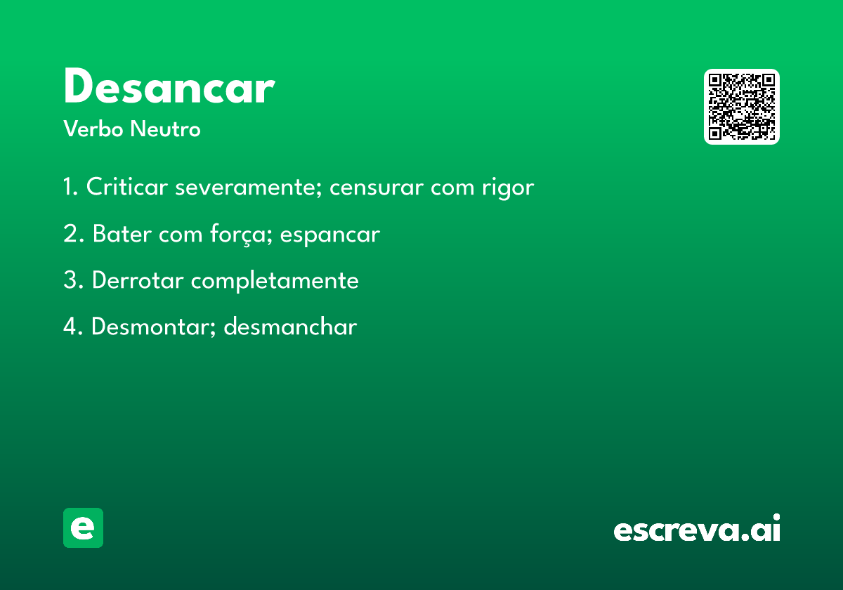 desancar
