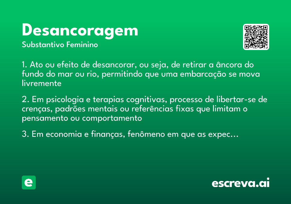 desancoragem