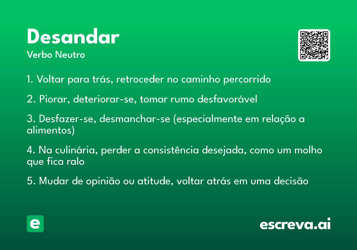 desandar
