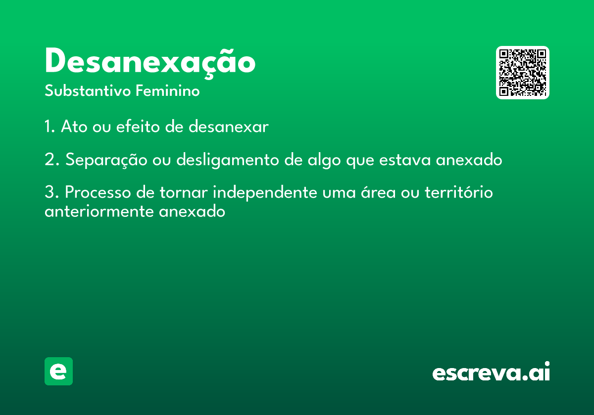 desanexação