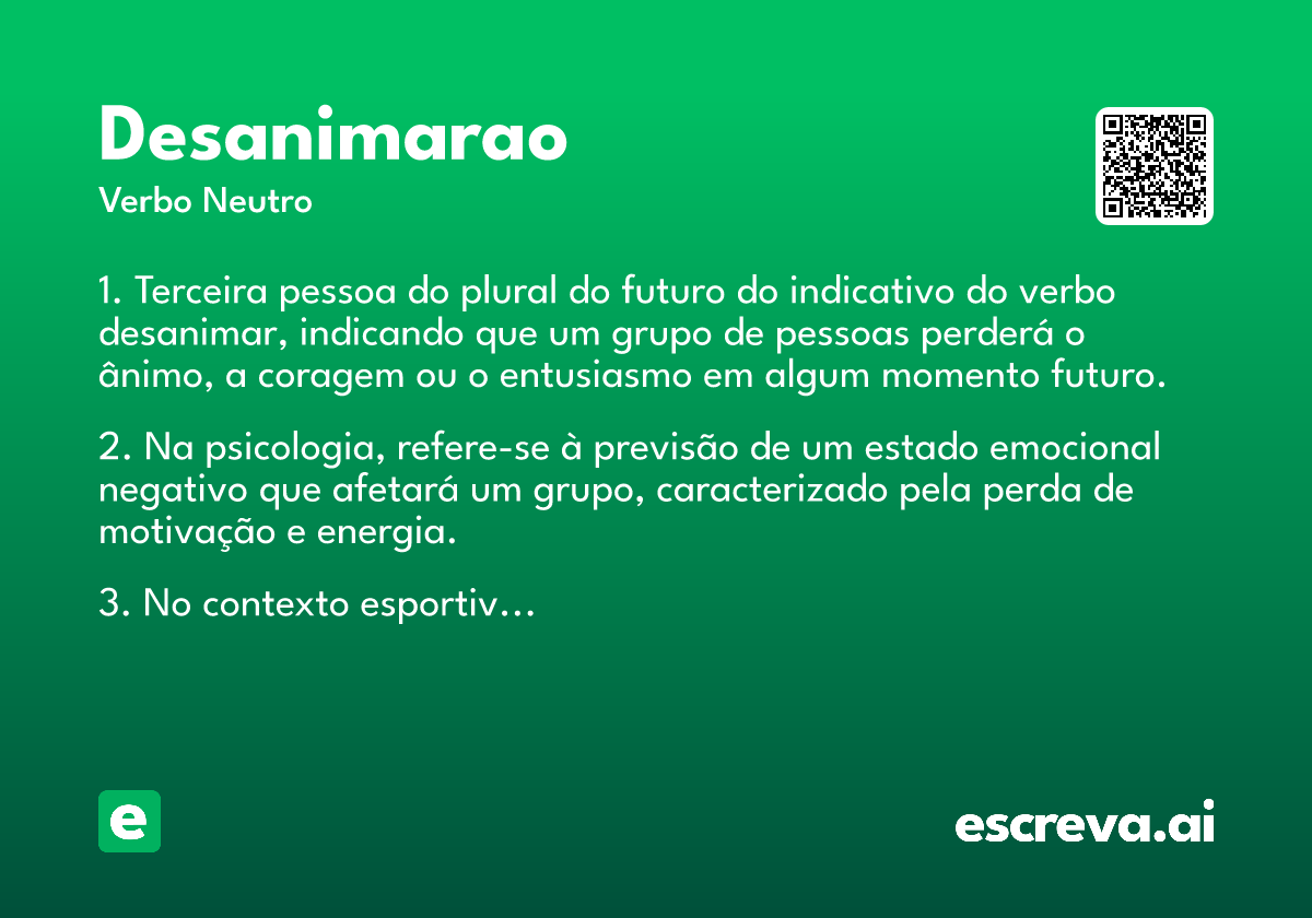 desanimarao