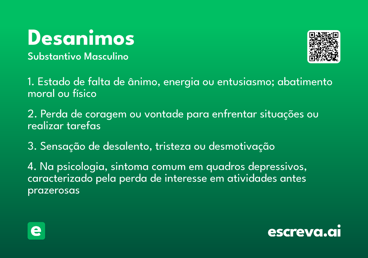 desanimos
