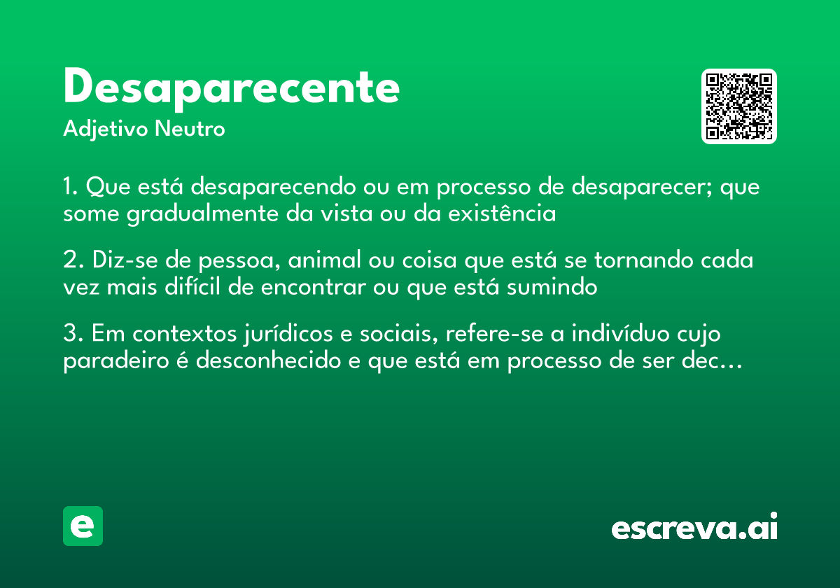 desaparecente