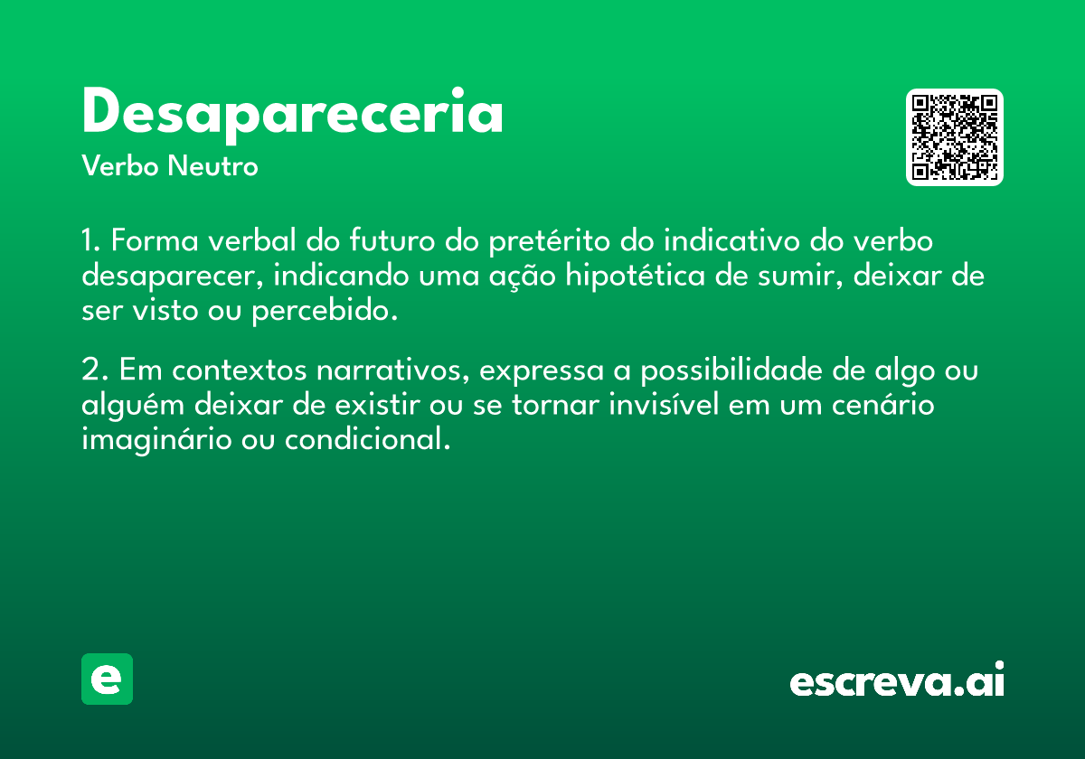 desapareceria
