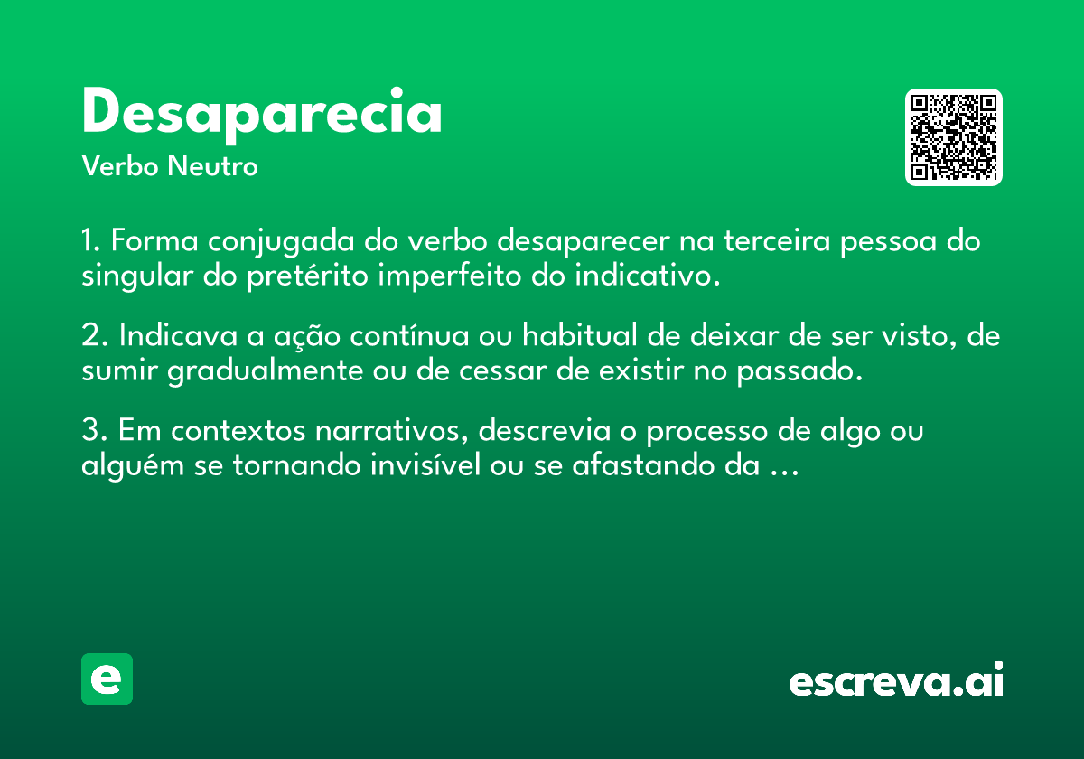 desaparecia