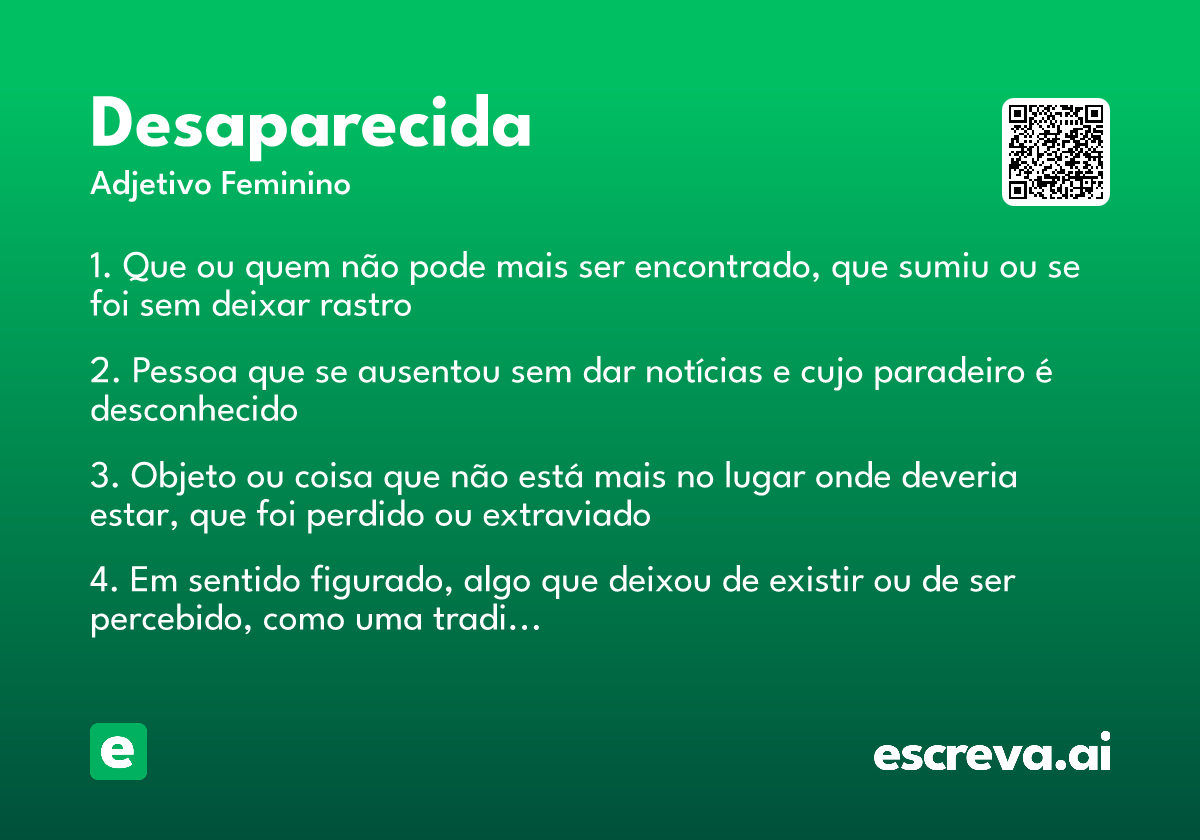 desaparecida