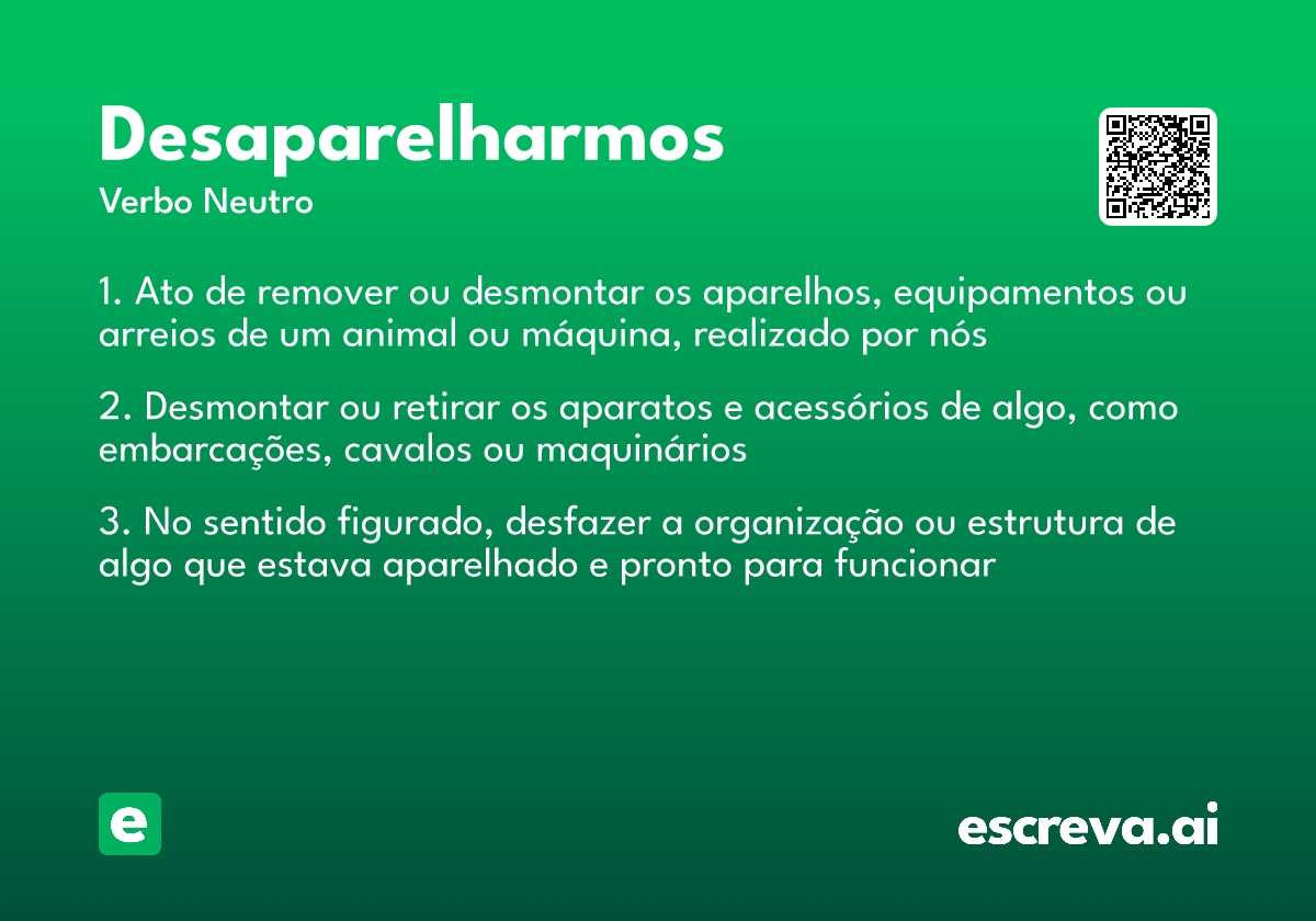 desaparelharmos
