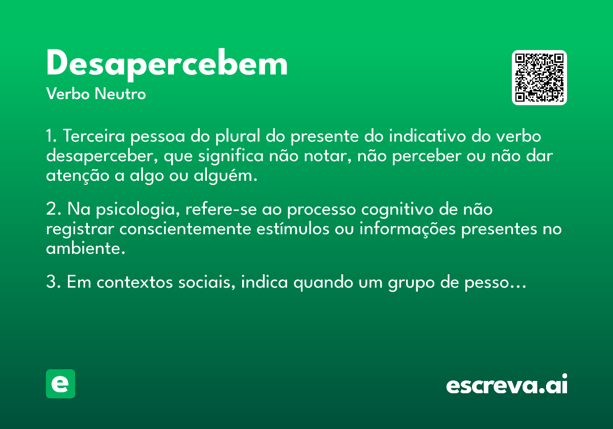 desapercebem
