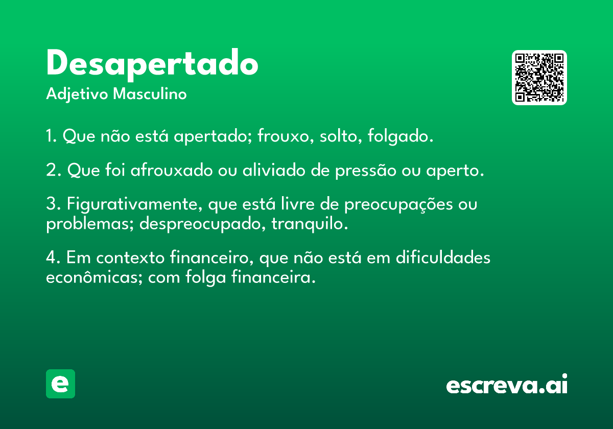 desapertado