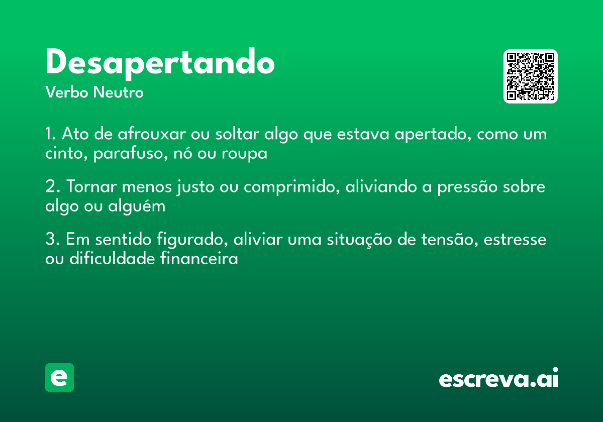 desapertando