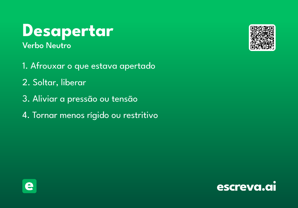 desapertar