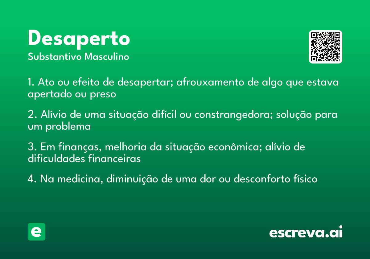 desaperto