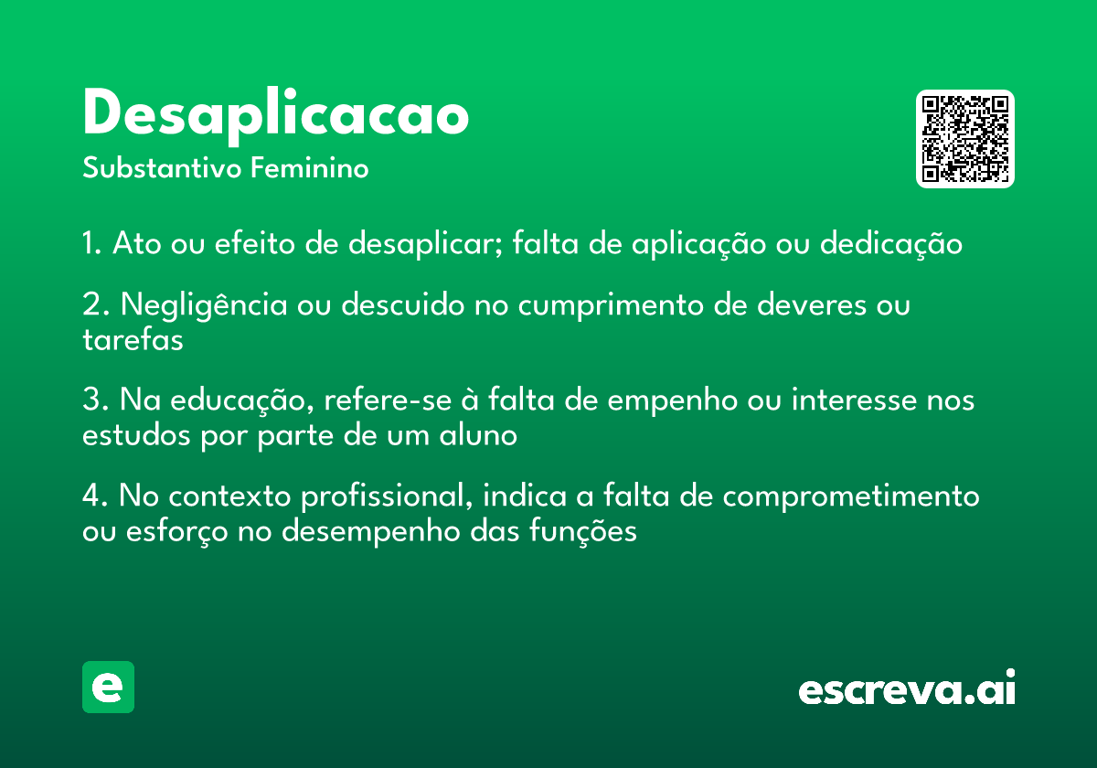 desaplicacao
