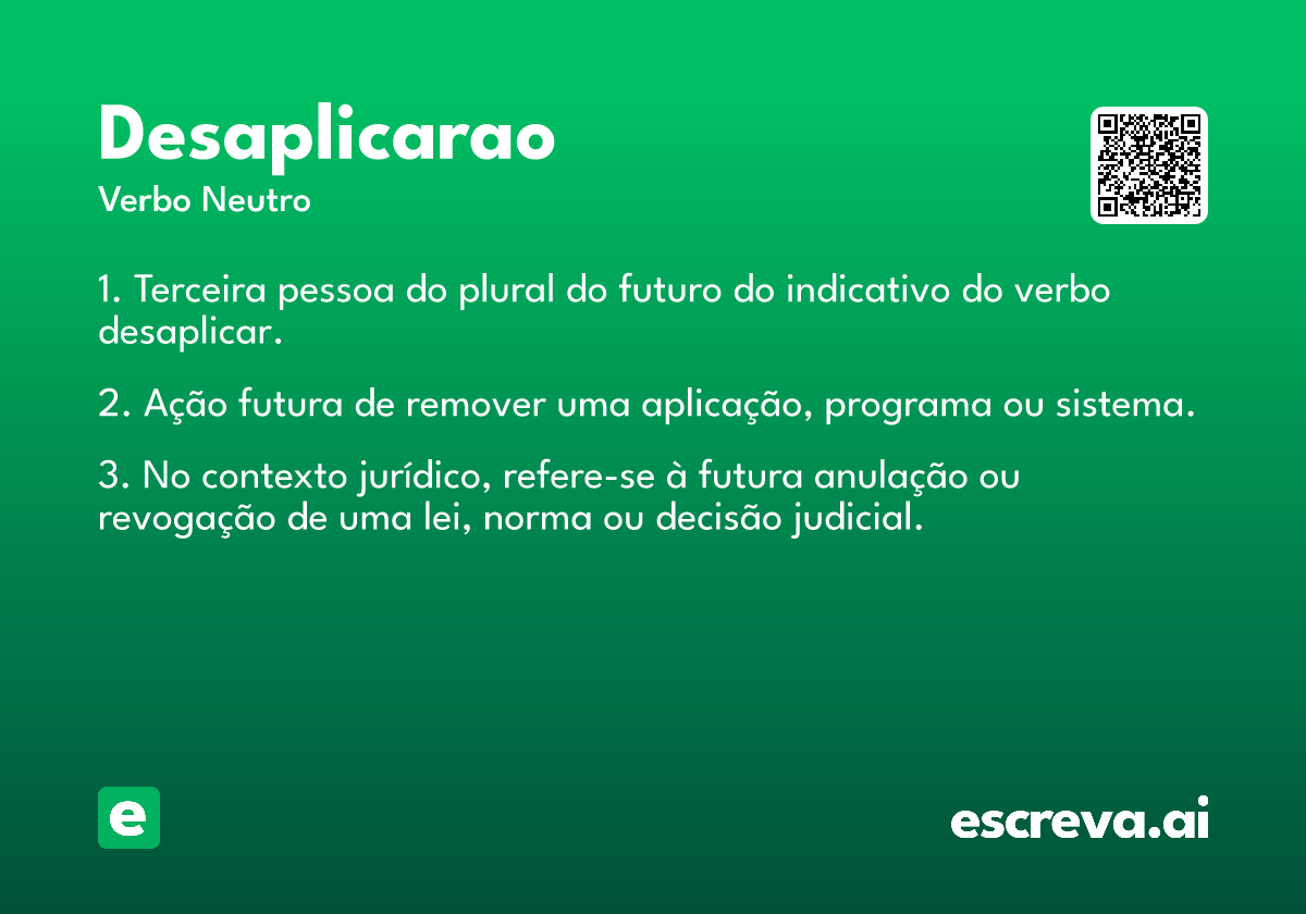 desaplicarao