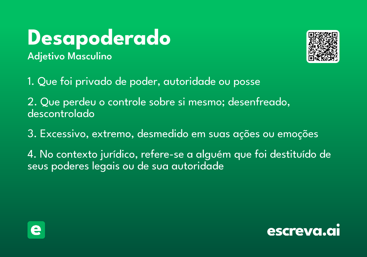 desapoderado