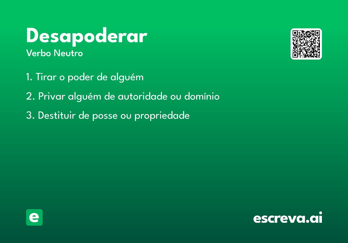 desapoderar