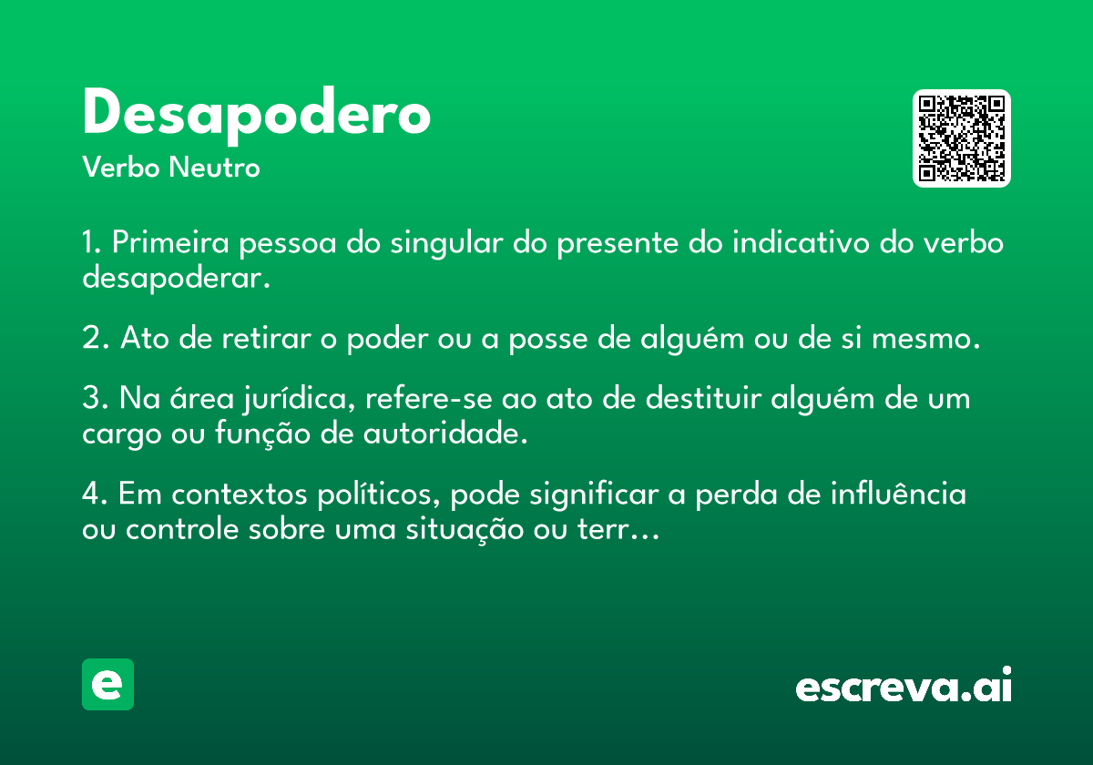 desapodero