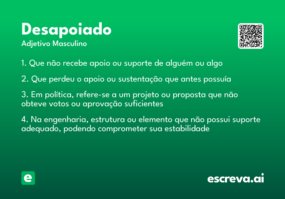 desapoiado