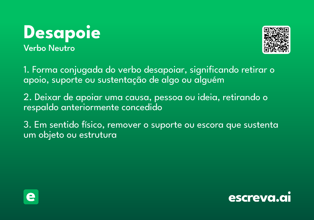 desapoie