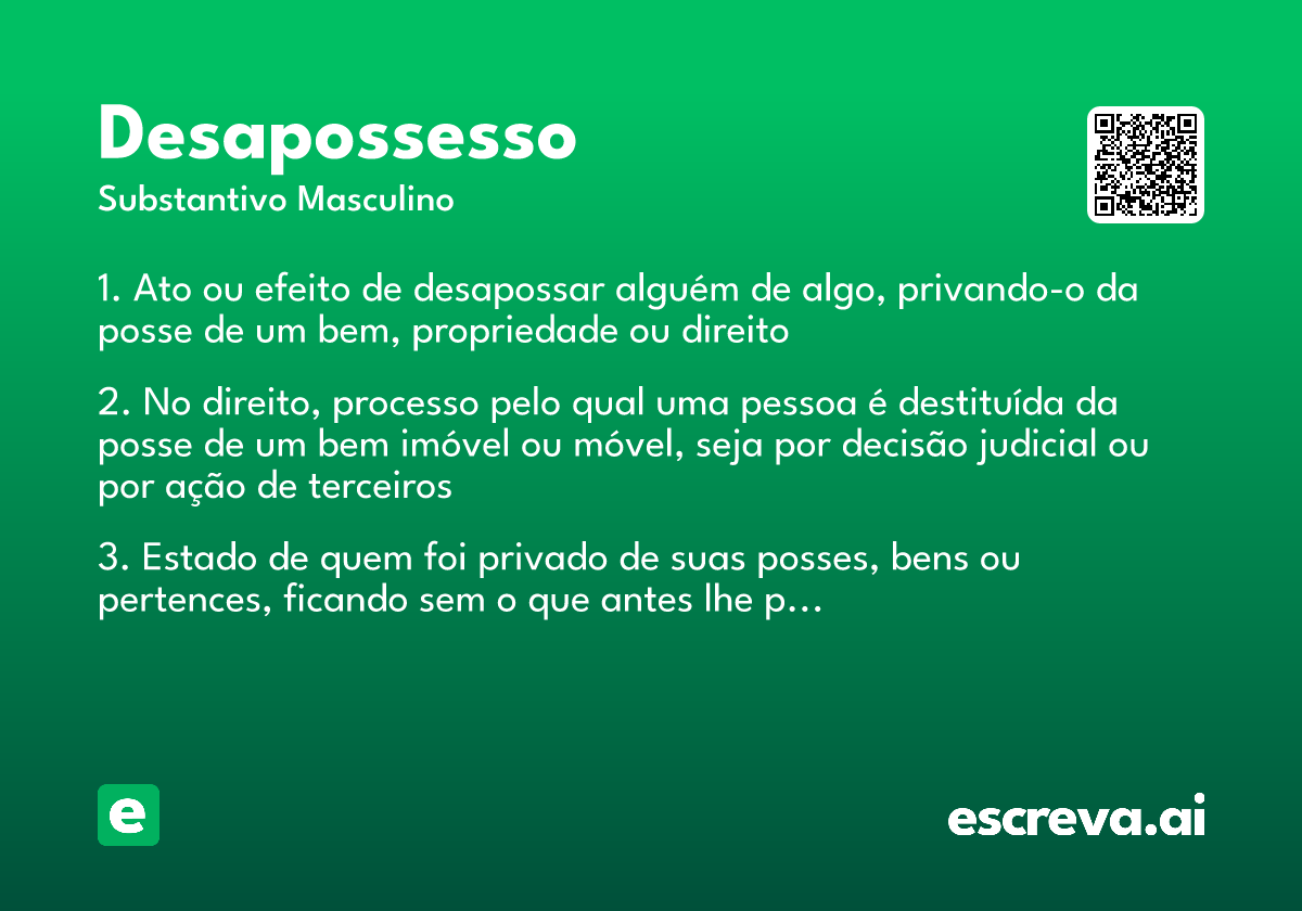 desapossesso