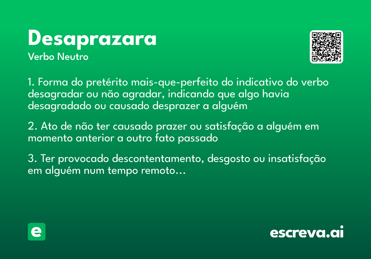 desaprazara