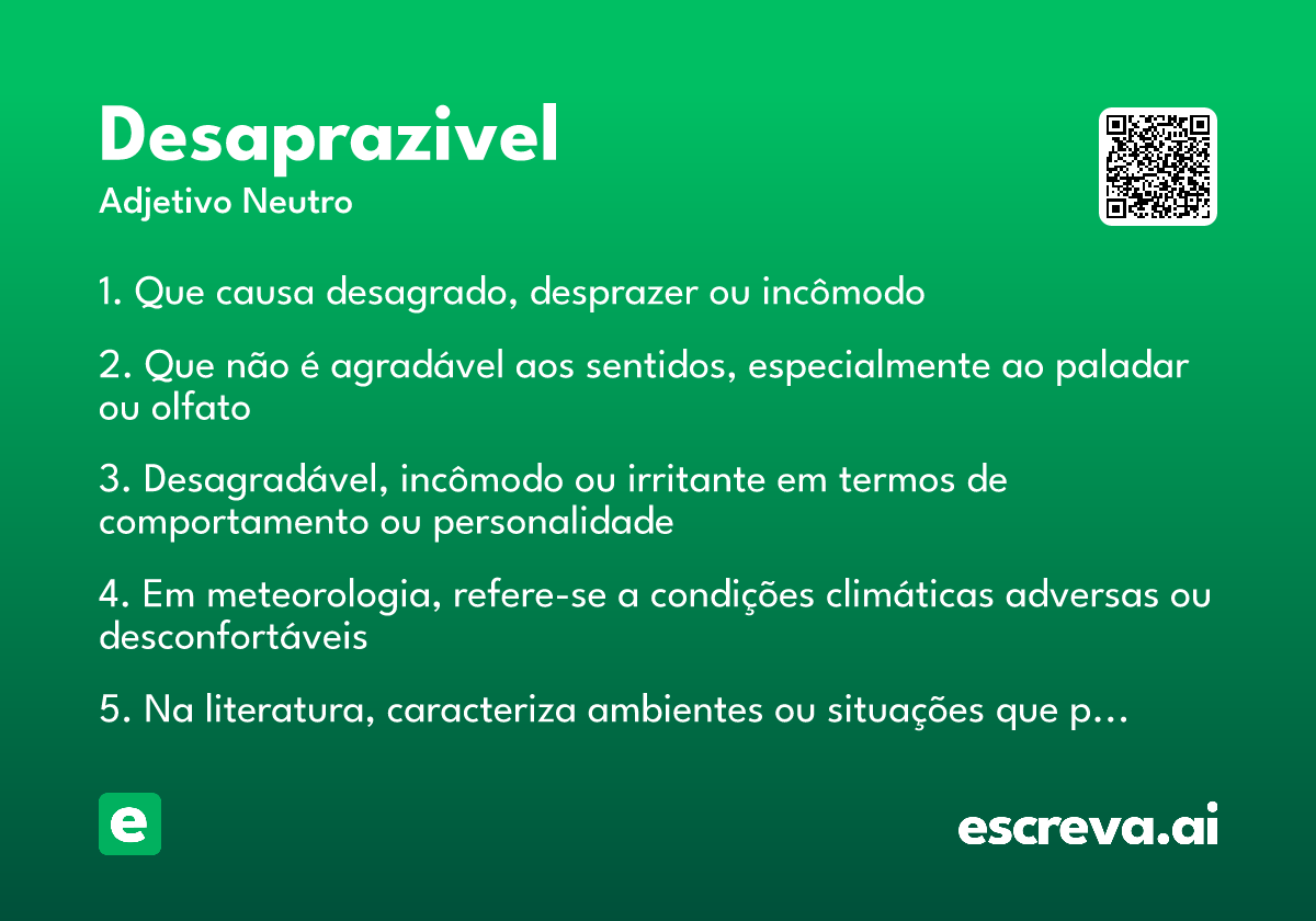 desaprazivel