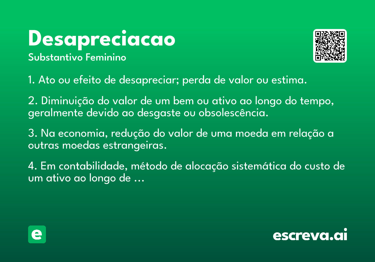 desapreciacao