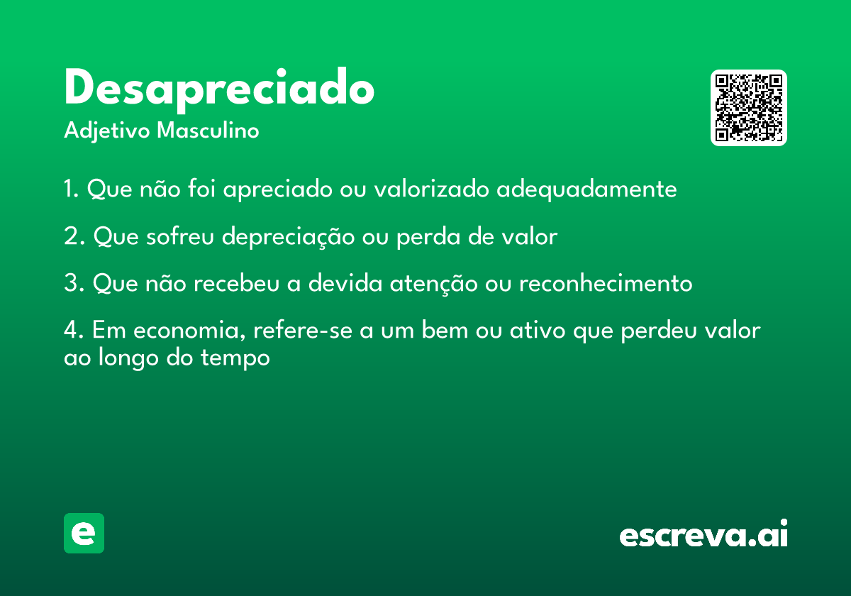desapreciado