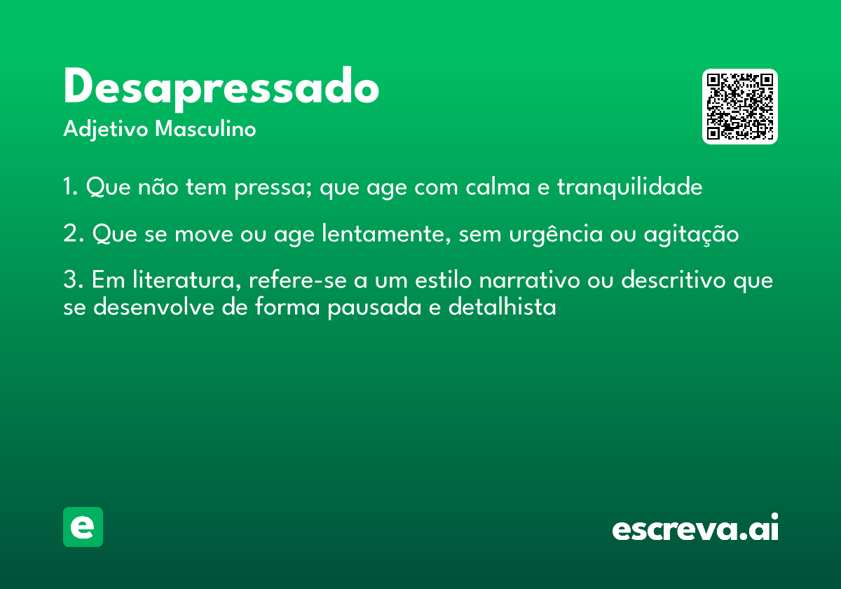 desapressado