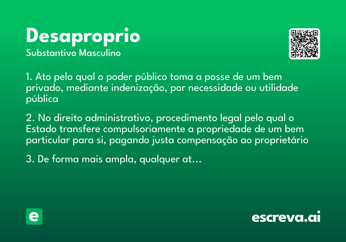 desaproprio