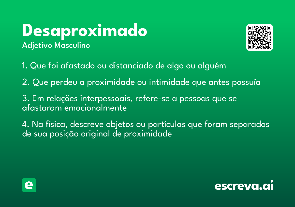desaproximado