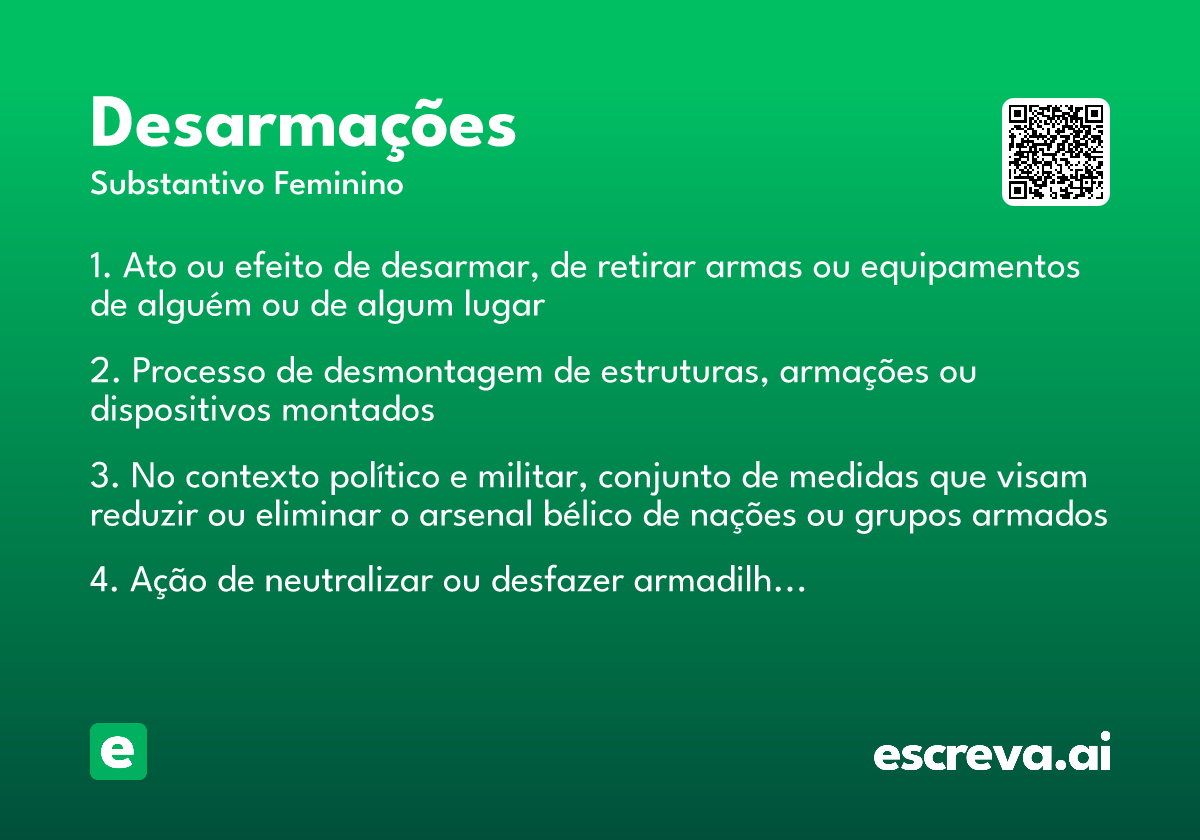desarmações