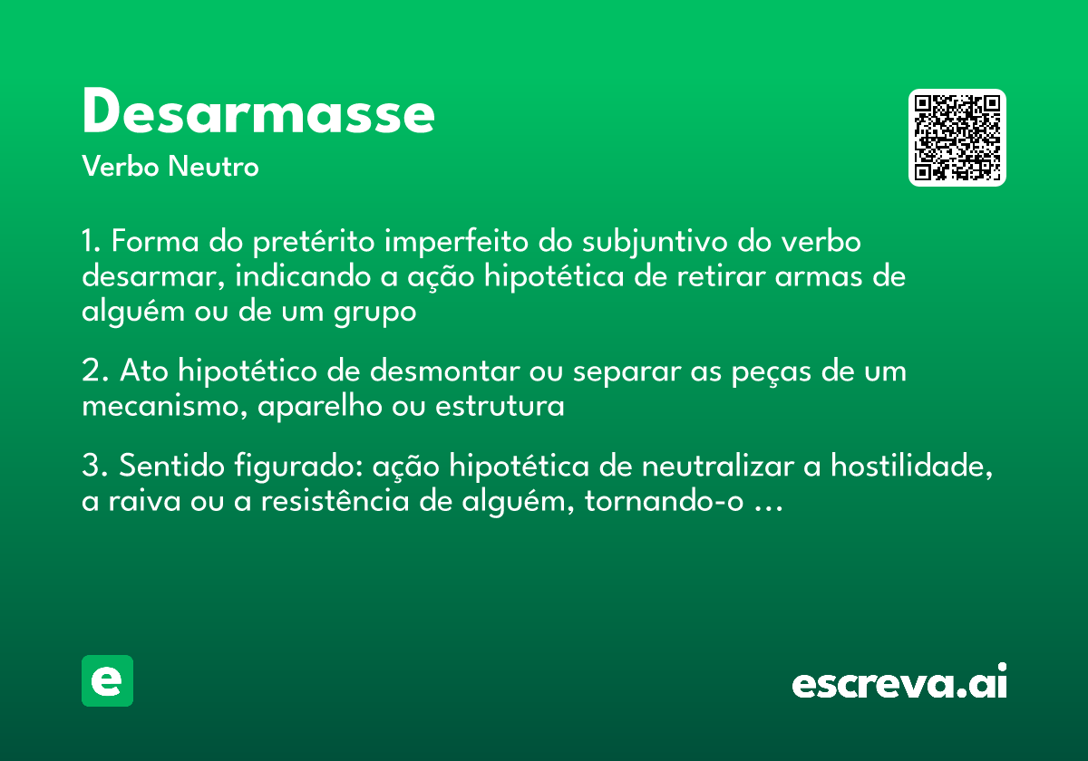desarmasse