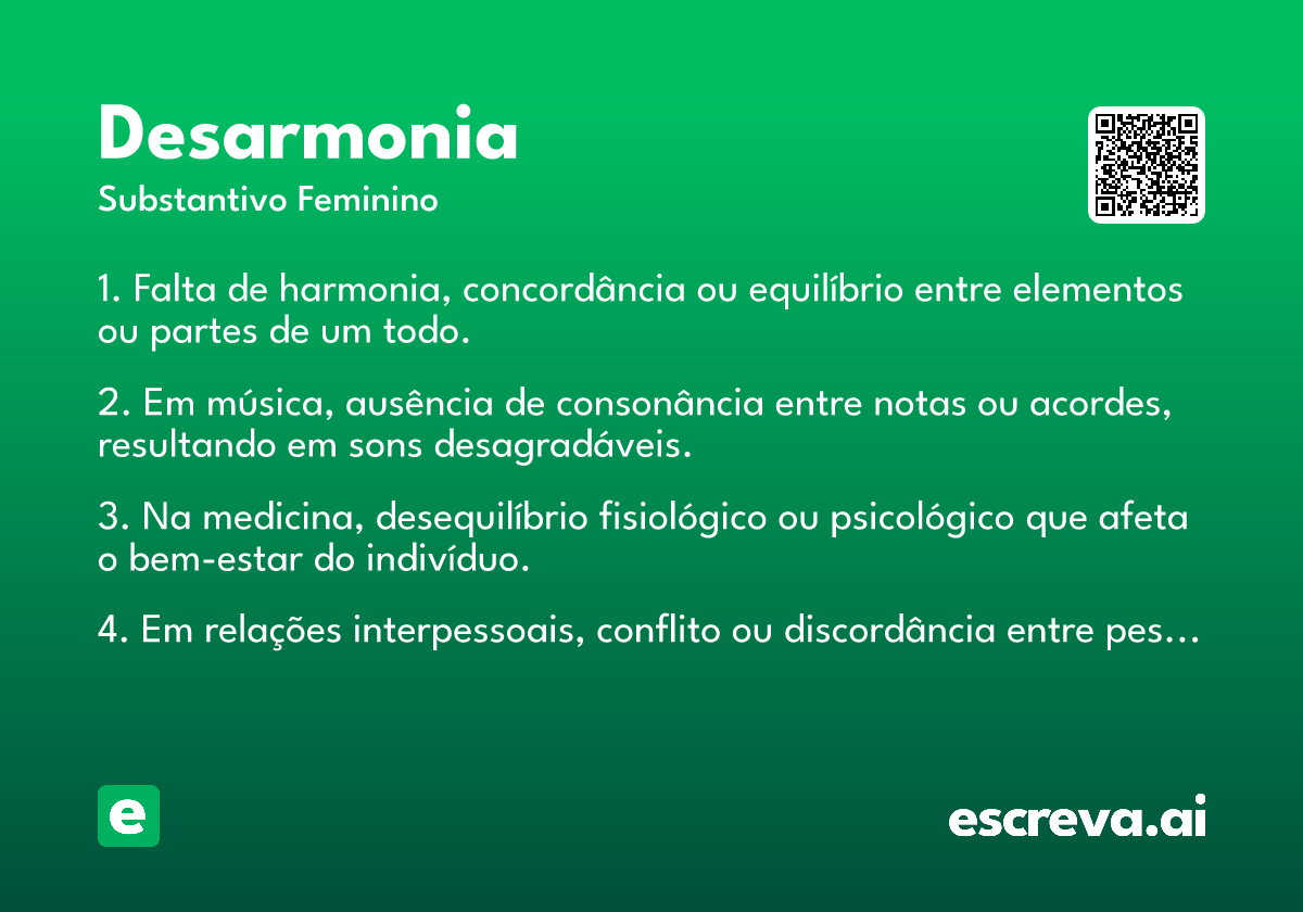 desarmonia