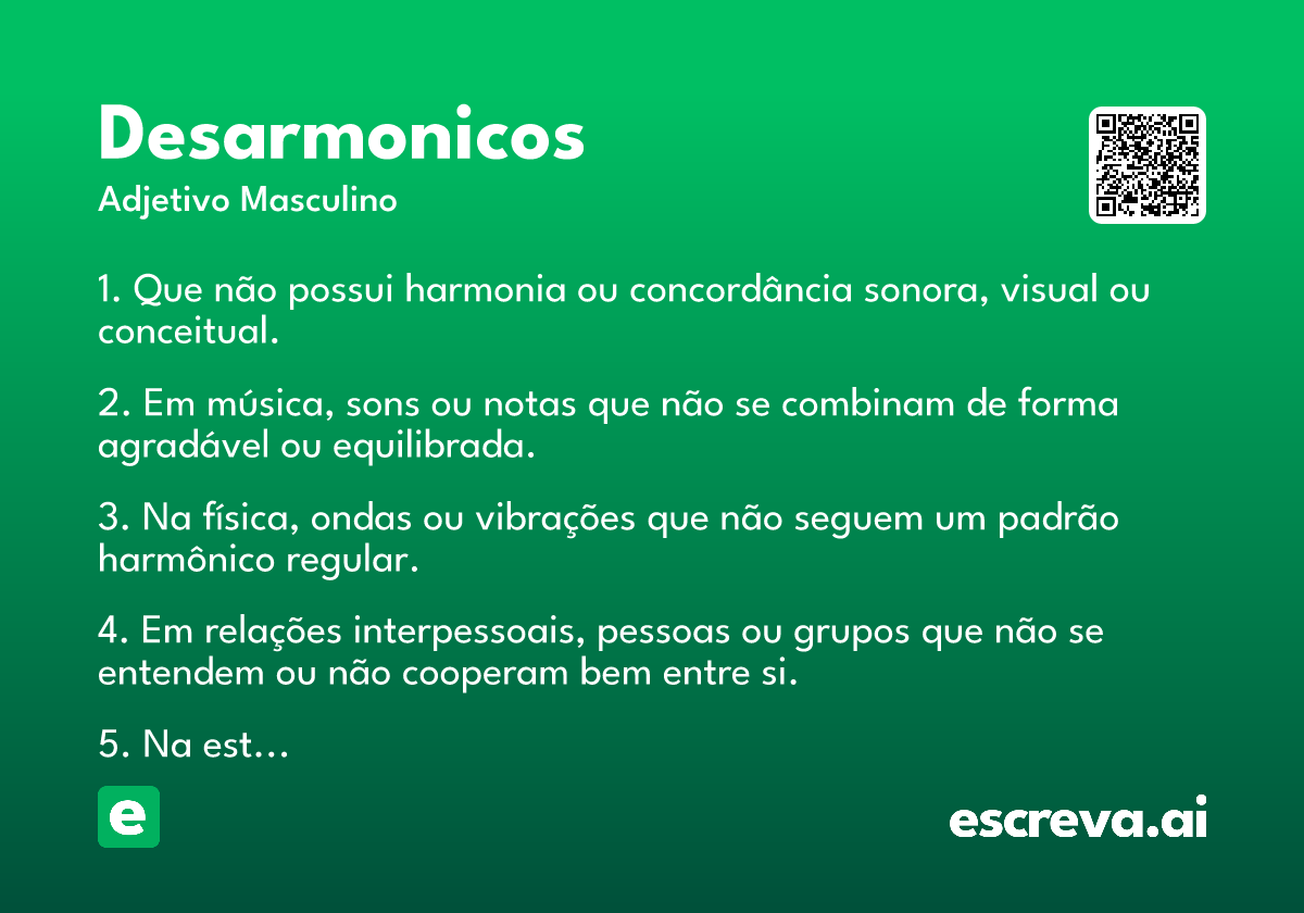 desarmonicos