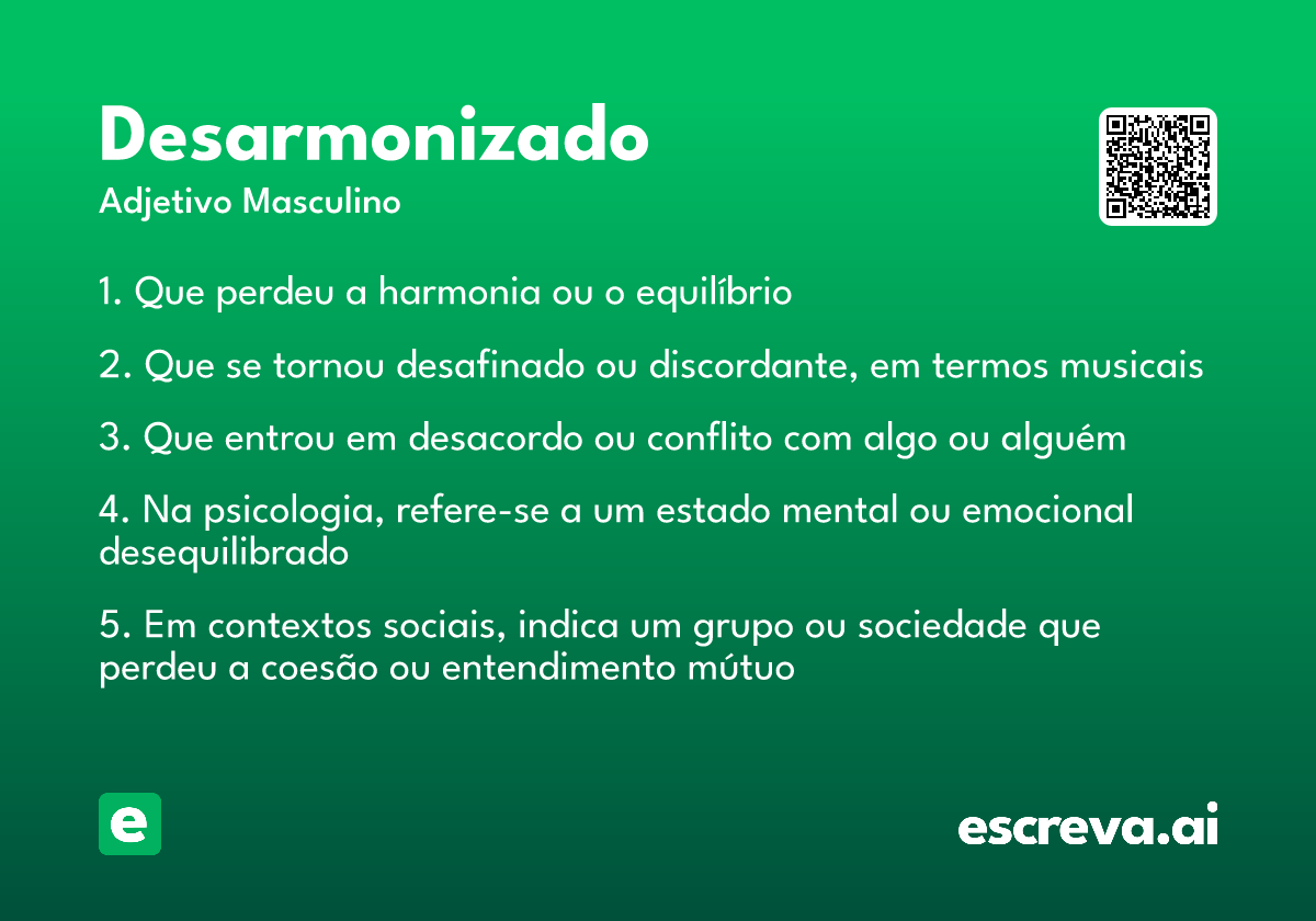 desarmonizado
