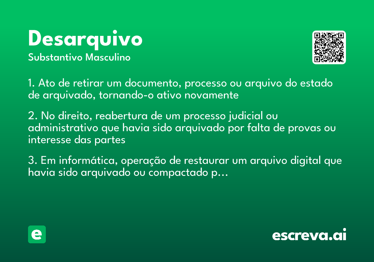 desarquivo
