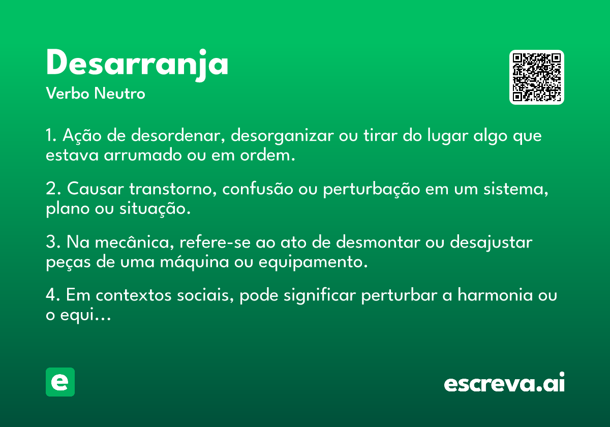 desarranja