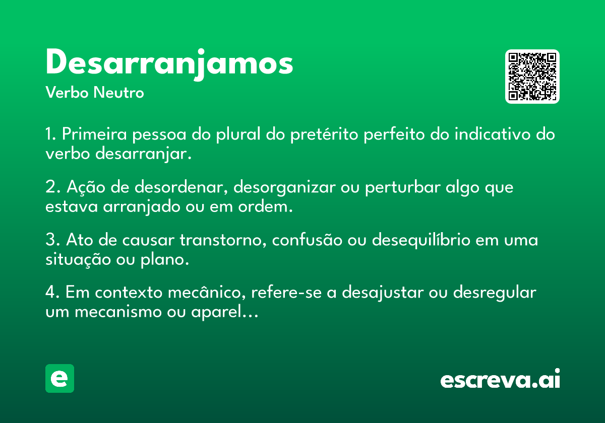 desarranjamos