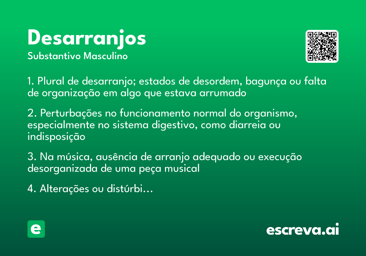 desarranjos