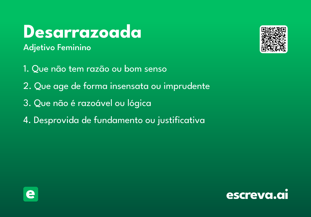 desarrazoada