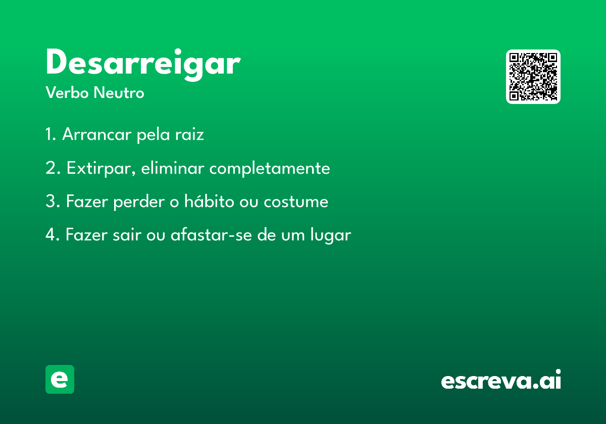 desarreigar
