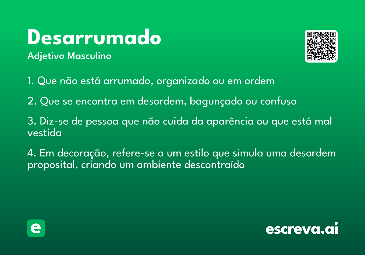 desarrumado