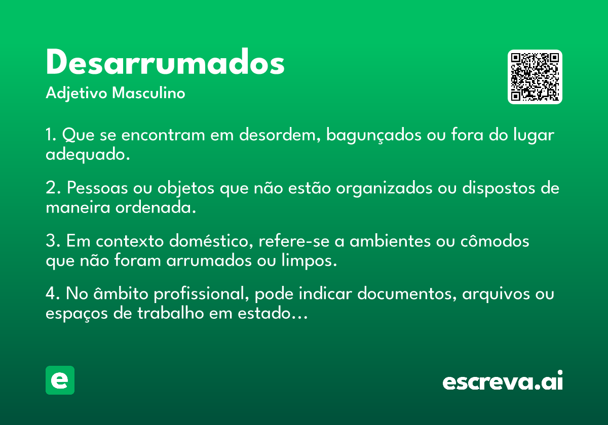 desarrumados