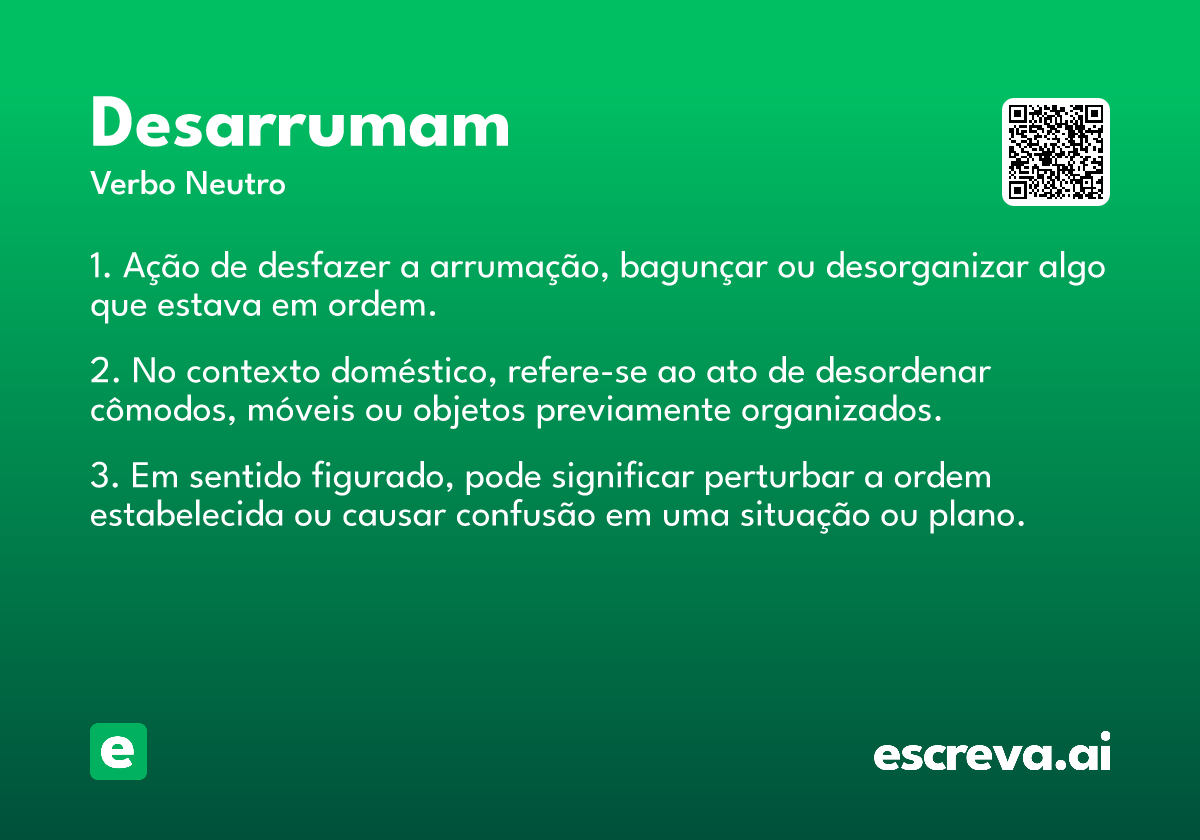 desarrumam
