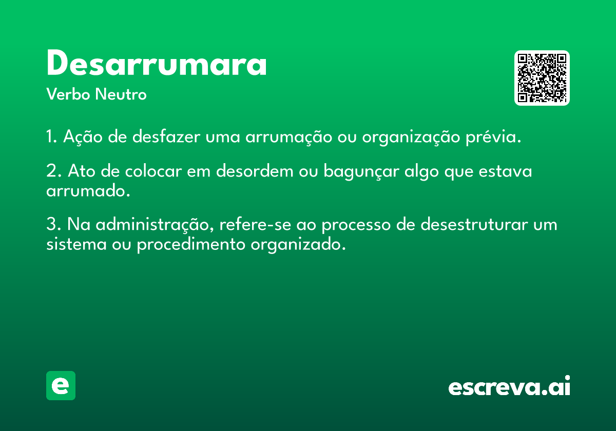 desarrumara