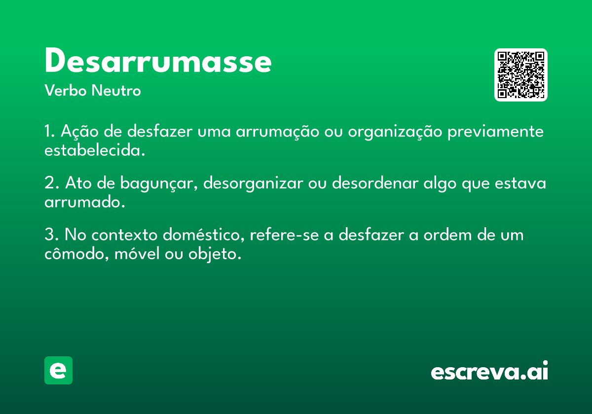 desarrumasse