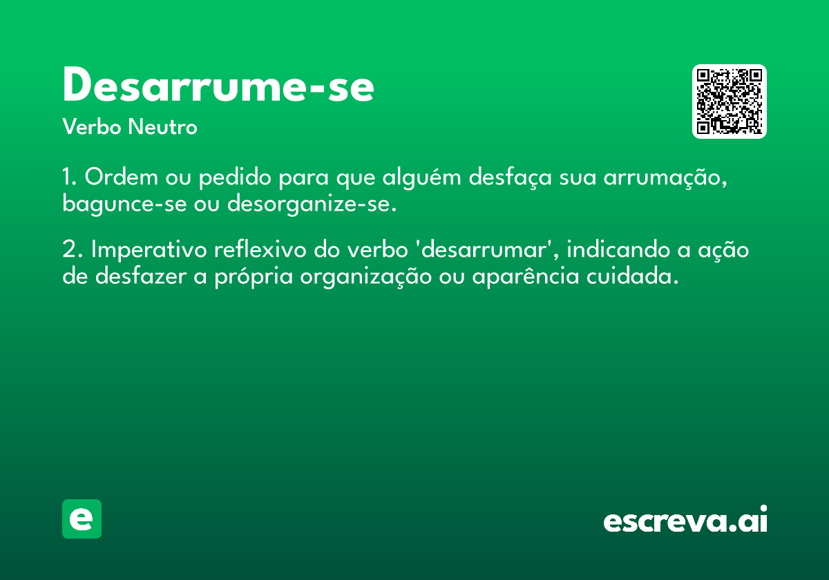 desarrume-se