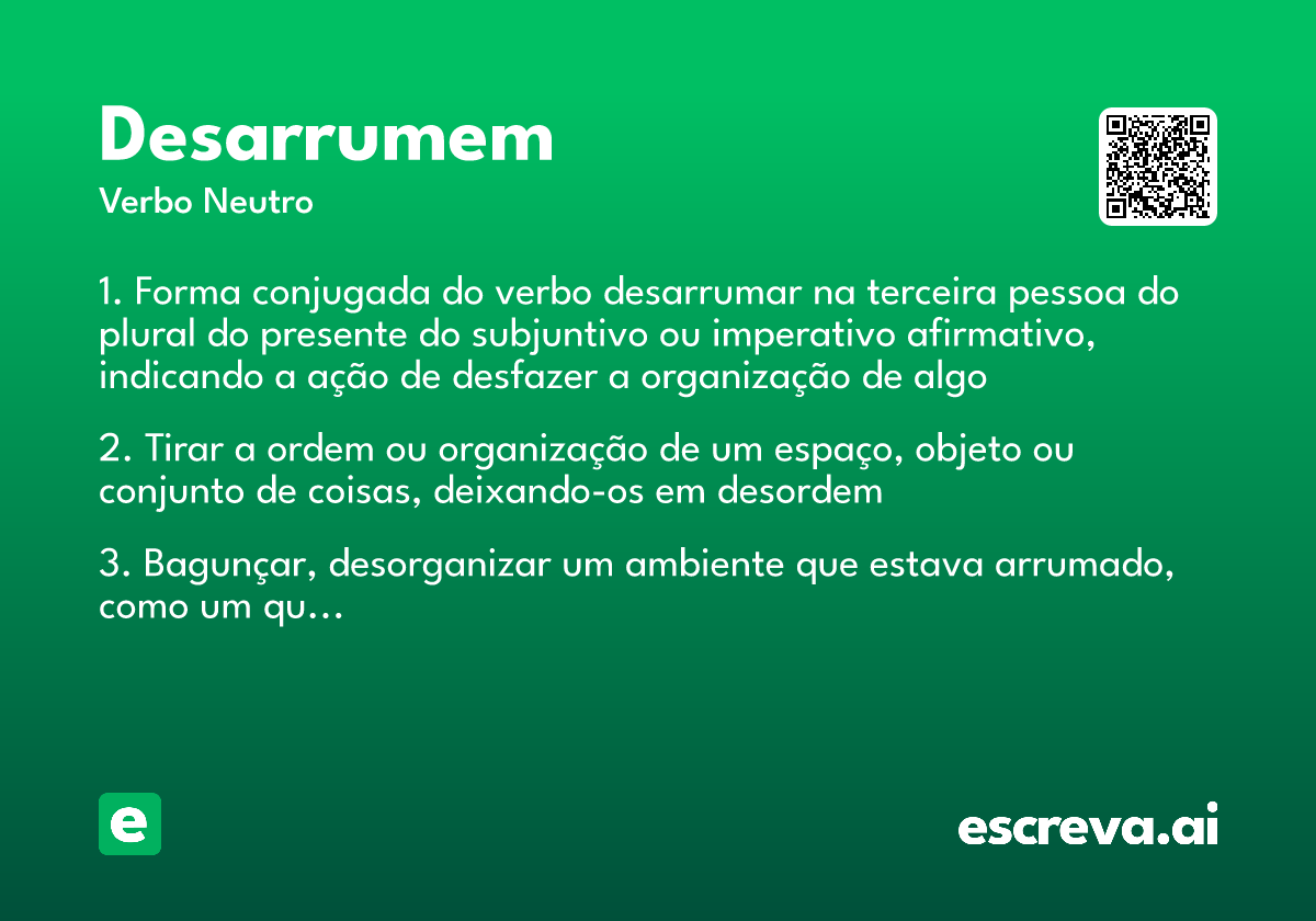desarrumem
