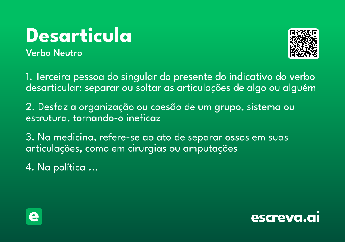 desarticula